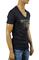 Mens Designer Clothes | Men's V-Neck Cotton T-Shirt #108 View 4