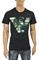 Mens Designer Clothes | EMPORIO ARMANI Men's T-Shirt With Front Logo Print View 1