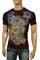 Mens Designer Clothes | CHRISTIAN AUDIGIER Multi Print Short Sleeve Tee #66 View 1