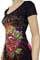 Womens Designer Clothes | CHRISTIAN AUDIGIER Multi Print Short Sleeve Tunic #81 View 4