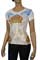 Womens Designer Clothes | CHRISTIAN AUDIGIER Multi Print Lady's Top #71 View 1