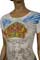 Womens Designer Clothes | CHRISTIAN AUDIGIER Multi Print Lady's Top #71 View 3