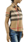 Womens Designer Clothes | BURBERRY Ladies' Short Sleeve Button Up Shirt #152 View 2