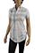 Womens Designer Clothes | BURBERRY Ladies Short Sleeve Shirt #156 View 1