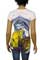 Womens Designer Clothes | CHRISTIAN AUDIGIER Multi Print Short Sleeve Tunic #90 View 2