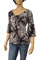 Womens Designer Clothes | ROBERTO CAVALLI Flower Print Blouse #214 View 1