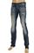 Mens Designer Clothes | Roberto Cavalli Men's Fitted Jeans #110 View 1