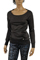 Womens Designer Clothes | ROBERTO CAVALLI Ladies' Knit Long Sleeve Top #273 View 2