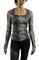 Womens Designer Clothes | ROBERTO CAVALLI Ladies' Long Sleeve Top #301 View 1