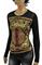 Womens Designer Clothes | ROBERTO CAVALLI Ladies' Long Sleeve Tee #307 View 5