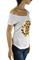 Womens Designer Clothes | ROBERTO CAVALLI Ladies Short Sleeve Top #138 View 1