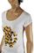 Womens Designer Clothes | ROBERTO CAVALLI Ladies Short Sleeve Top #138 View 4