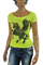 Womens Designer Clothes | ROBERTO CAVALLI Ladies' Short Sleeve Tee #92 View 2