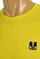 Mens Designer Clothes | FENDI men's cotton T-shirt in yellow color #25 View 4