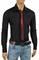 Mens Designer Clothes | GUCCI men's dress shirt with front logo embroidery 416 View 6