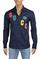 Mens Designer Clothes | GUCCI men's dress shirt with front appliqué 418 View 1