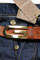 Mens Designer Clothes | GUCCI Men's Classic Blue Denim Jeans With Belt #63 View 6