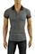 Mens Designer Clothes | GUCCI Men's Cotton Polo Shirt In Gray #320 View 2