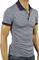 Mens Designer Clothes | GUCCI Men's cotton polo with stripe #367 View 3