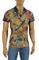 Mens Designer Clothes | GUCCI Men's Flora Snake print polo shirt #381 View 1