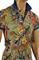 Mens Designer Clothes | GUCCI Men's Flora Snake print polo shirt #381 View 9