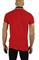 Mens Designer Clothes | GUCCI men's cotton polo with GUCCI stripe in red color #382 View 3