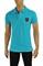 Mens Designer Clothes | GUCCI Men's cotton polo with Kingsnake embroidery patch 390 View 1
