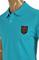 Mens Designer Clothes | GUCCI Men's cotton polo with Kingsnake embroidery patch 390 View 4