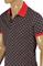 Mens Designer Clothes | GUCCI men's cotton polo with signature interlocking GG logo 40 View 4