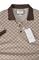 Mens Designer Clothes | GUCCI men's cotton polo with signature interlocking GG logo 40 View 2