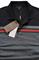 Mens Designer Clothes | GUCCI men's cotton polo with signature red and green stripe 40 View 6