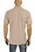 Mens Designer Clothes | GUCCI Men's cotton polo with Kingsnake embroidery 405 View 3