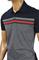Mens Designer Clothes | GUCCI men's cotton polo with signature red and green stripe 40 View 5