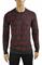 Mens Designer Clothes | GUCCI Men's Stripe Knitted Black Sweater 104 View 1