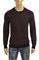 Mens Designer Clothes | GUCCI Men's Stripe Knitted Black Sweater With GG Logo 111 View 1