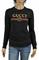 Womens Designer Clothes | GUCCI women's cotton sweatshirt with front logo print 112 View 1
