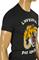 Mens Designer Clothes | GUCCI Men's T-Shirt Black #202 View 3