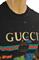 Mens Designer Clothes | GUCCI cotton T-shirt with multicolor print #233 View 6