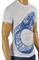 Mens Designer Clothes | GUCCI Snake print cotton T-Shirt #239 View 4