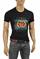 Mens Designer Clothes | GUCCI front print cotton T-Shirt #243 View 1