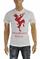 Mens Designer Clothes | GUCCI cotton T-shirt with front and back print in white 261 View 1