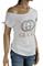 Womens Designer Clothes | GUCCI women's t-shirt with GG logo appliqué 265 View 3