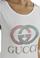 Womens Designer Clothes | GUCCI women's t-shirt with GG logo appliqué 265 View 5