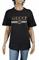 Womens Designer Clothes | GUCCI women's oversize T-shirt with front logo print 270 View 1