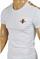 Mens Designer Clothes | GUCCI Men's cotton t-shirt with Bee appliqué 280 View 4