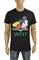 Mens Designer Clothes | GUCCI men's T-shirt with front vintage logo 281 View 1