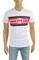 Mens Designer Clothes | GUCCI cotton T-shirt with front print logo 288 View 1