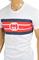 Mens Designer Clothes | GUCCI cotton T-shirt with front print logo 288 View 3