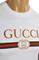 Mens Designer Clothes | GUCCI men T-shirt with front logo print 318 View 3