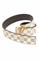 Mens Designer Clothes | LOUIS VUITTON leather belt with gold buckle 79 View 1